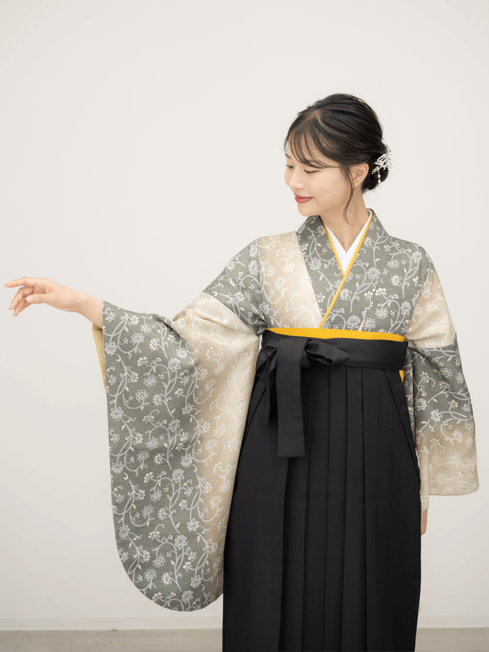 先生の卒業式での立ち姿