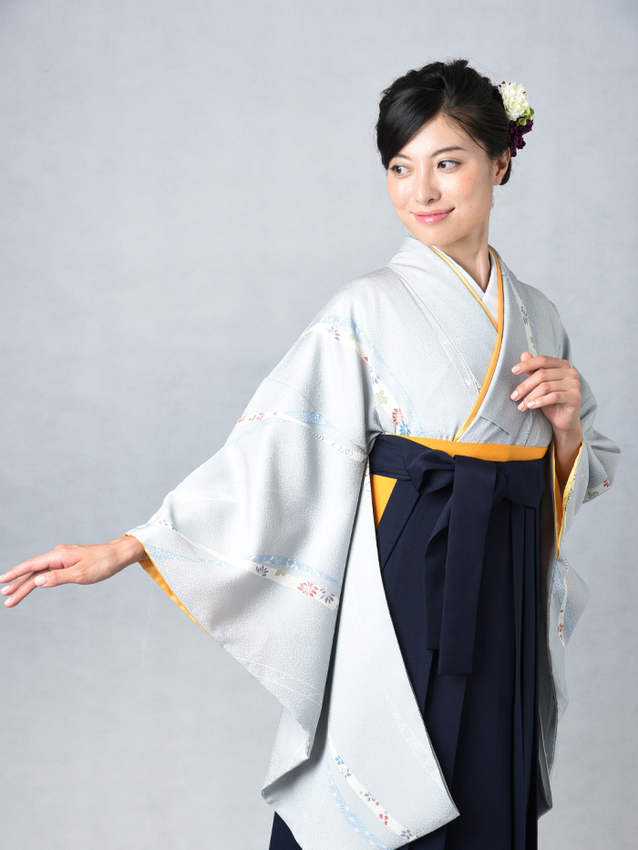先生の卒業式での立ち姿