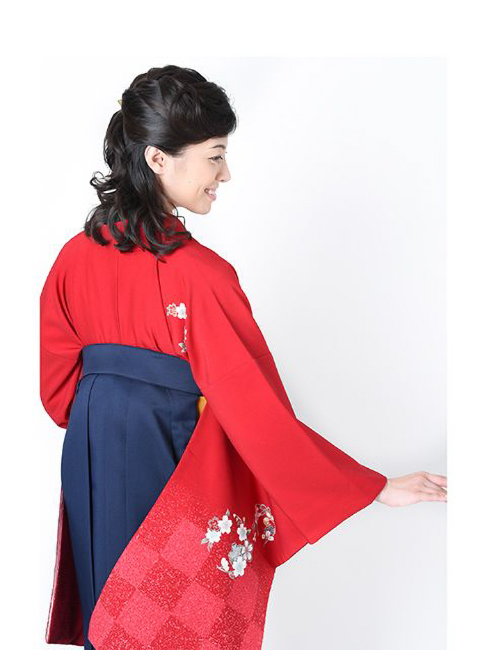 先生の卒業式での立ち姿