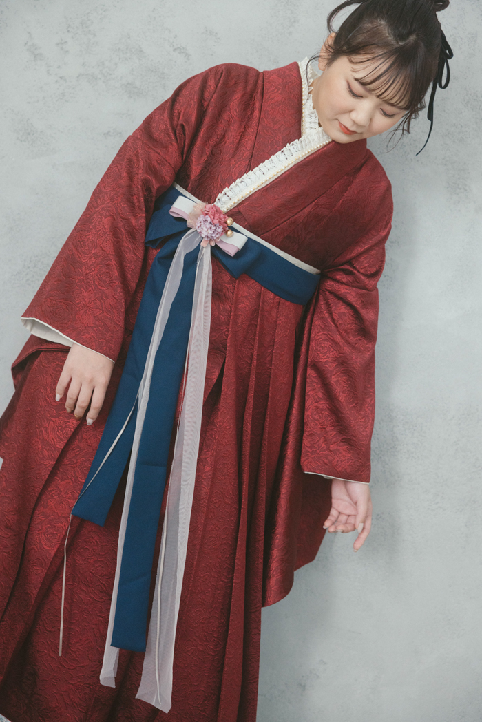 袴レンタル｜卒業式｜プラスサイズ 17号～33号｜NEW ジャガード
