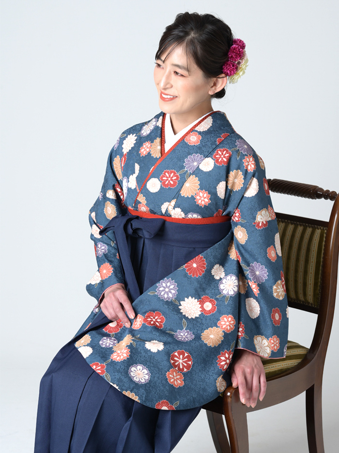 待望の新色【能楽用/仕舞袴9サイズ】化繊 シルバー・銀ネズ 超