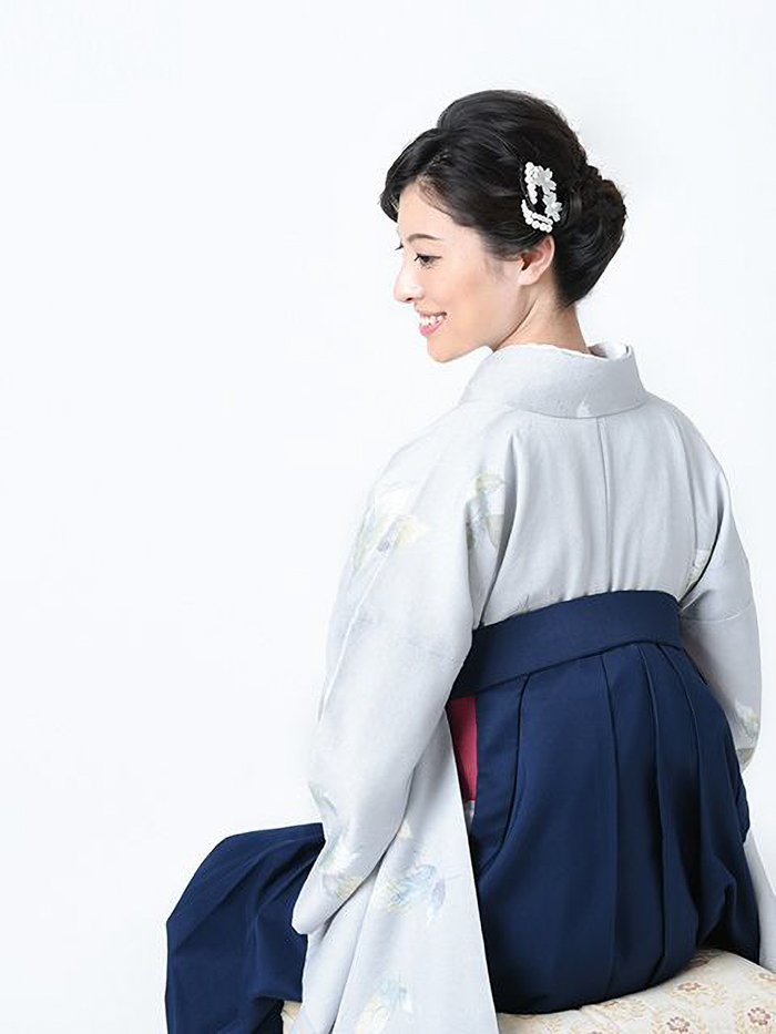 先生の卒業式での立ち姿