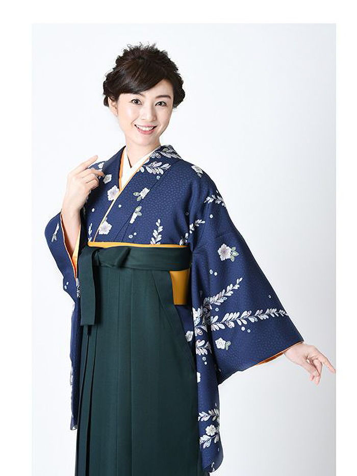 先生の卒業式での立ち姿