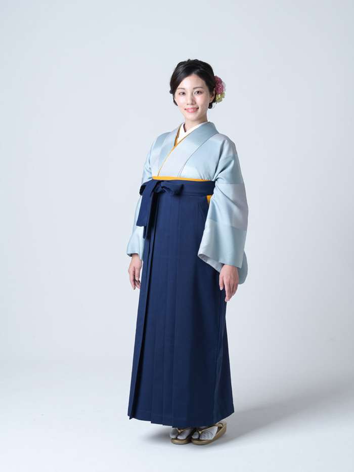 付け下げ　水色　着物のみ　トールサイズ 一尺三寸 着物のみ（デザイン）｜先生・教員｜トールサイズ｜卒業式の