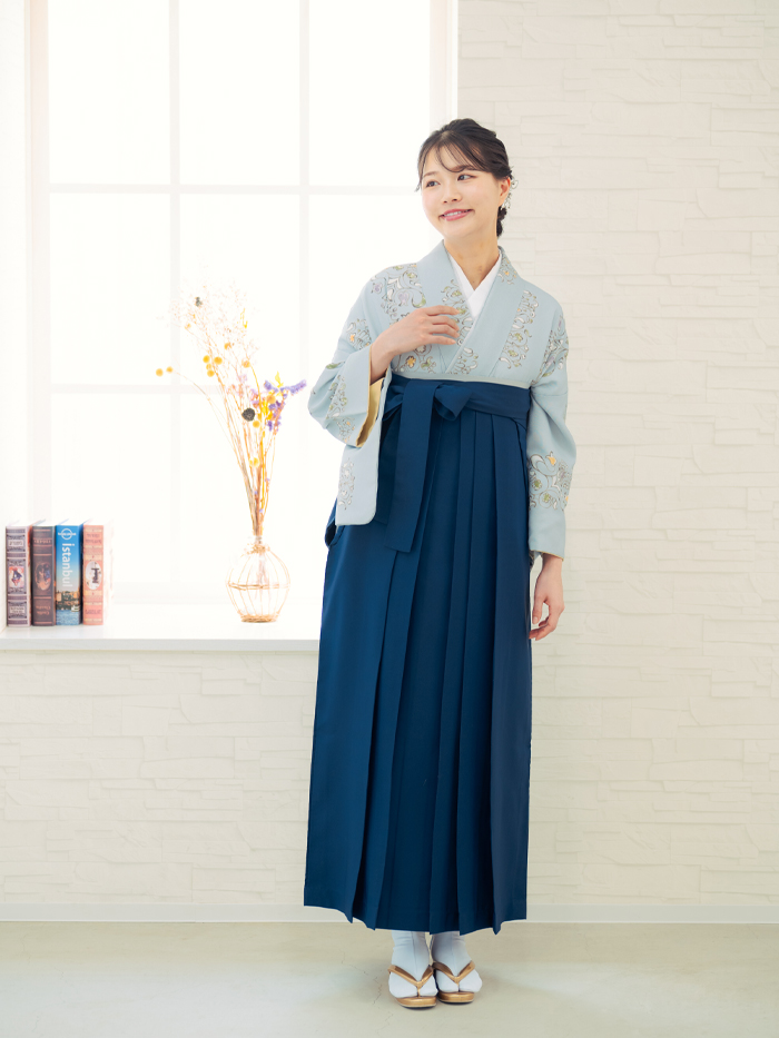 先生の卒業式での立ち姿