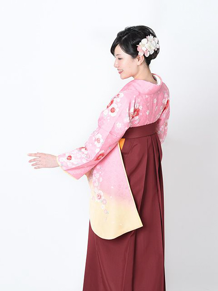 先生の卒業式での立ち姿