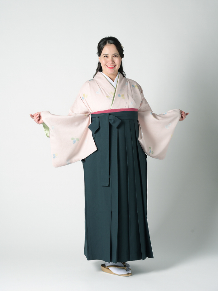 先生の卒業式での立ち姿