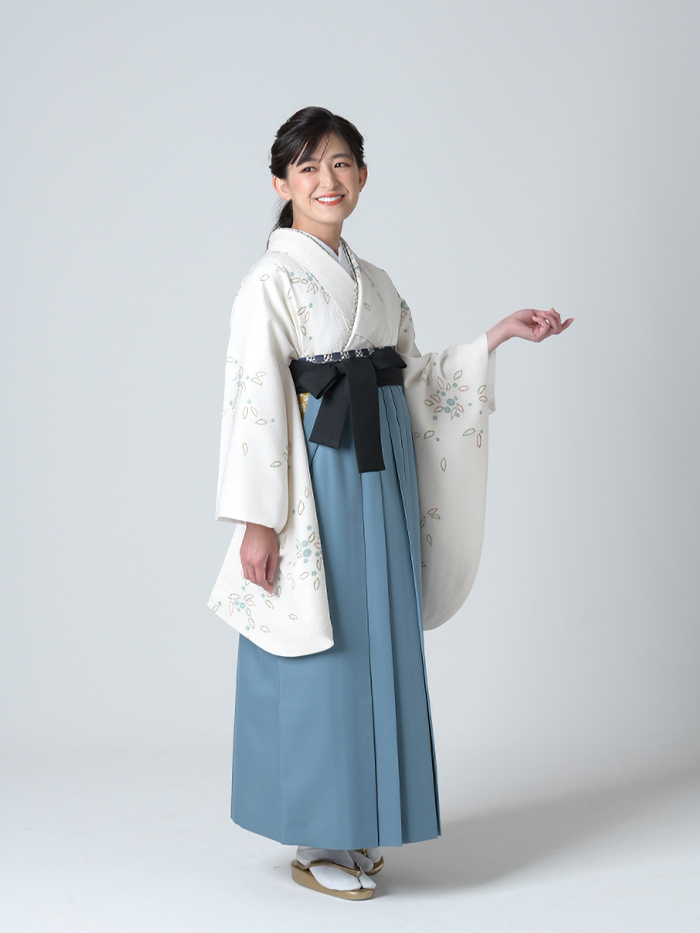 先生の卒業式での立ち姿