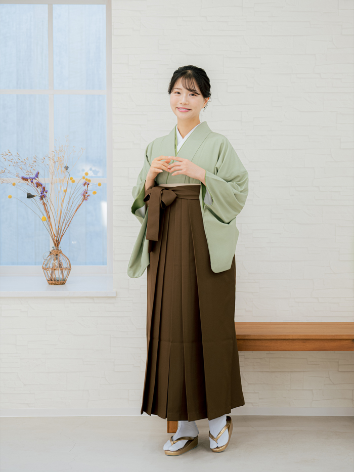 先生の卒業式での立ち姿