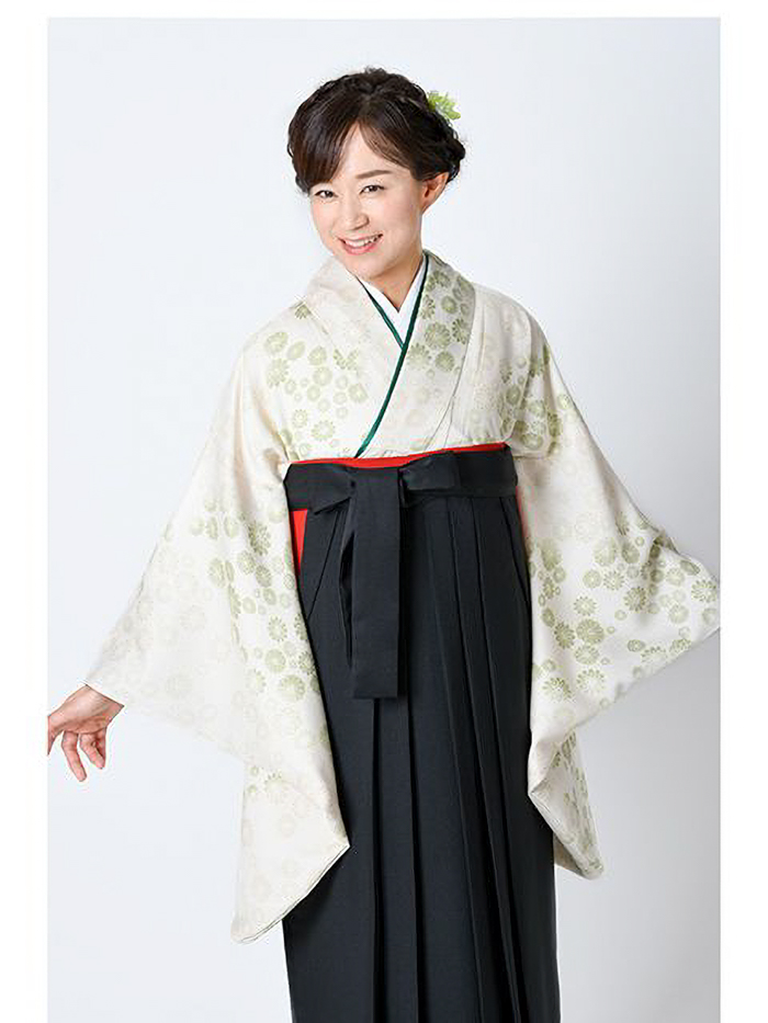 先生の卒業式での立ち姿