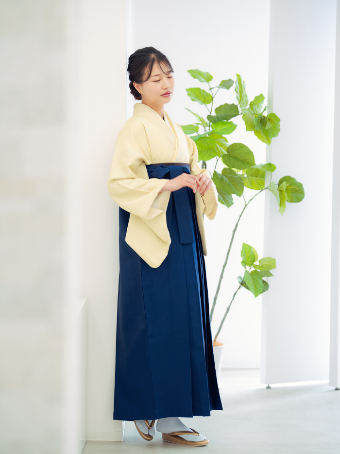 先生の卒業式での立ち姿