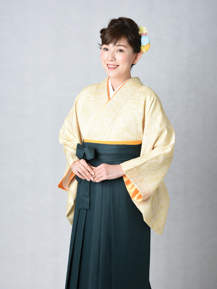 先生の卒業式での立ち姿