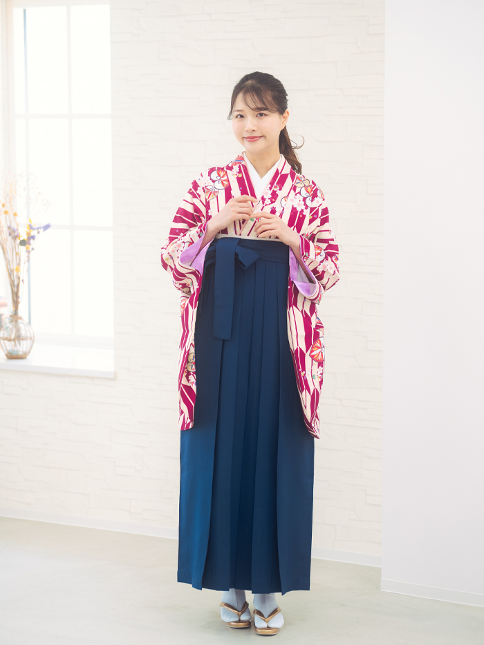 先生の卒業式での立ち姿