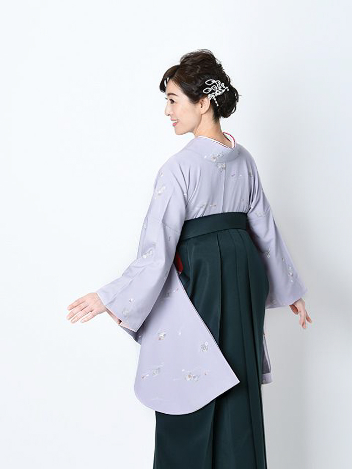 先生の卒業式での立ち姿