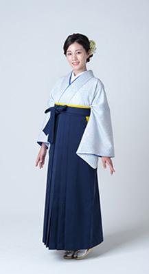 水色30代先生袴新作